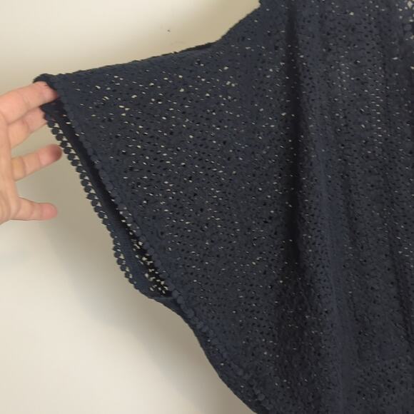 NWT BEAUTIFUL by Lawrence Zarian The Josie Novelty Sweater Topper-Black-Large - Picture 5 of 10